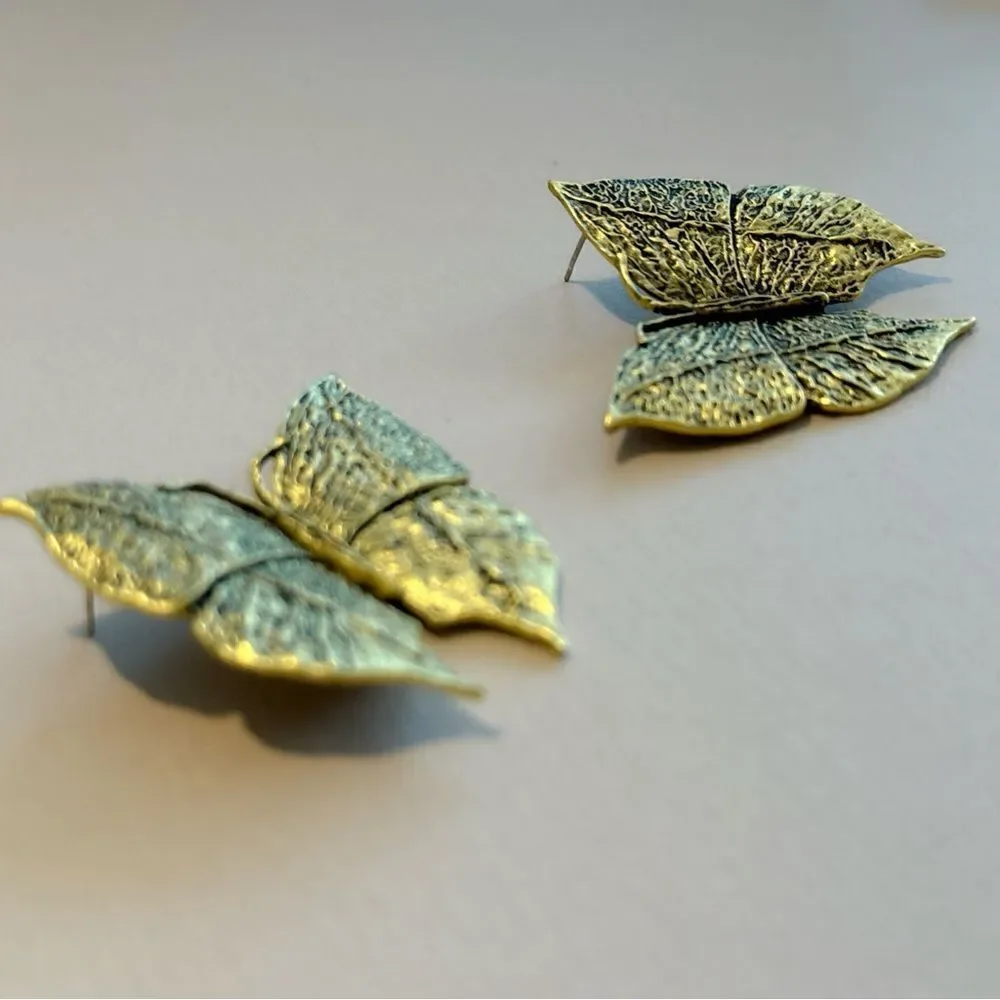 Butterfly earrings M910 - Picture 2 of 3